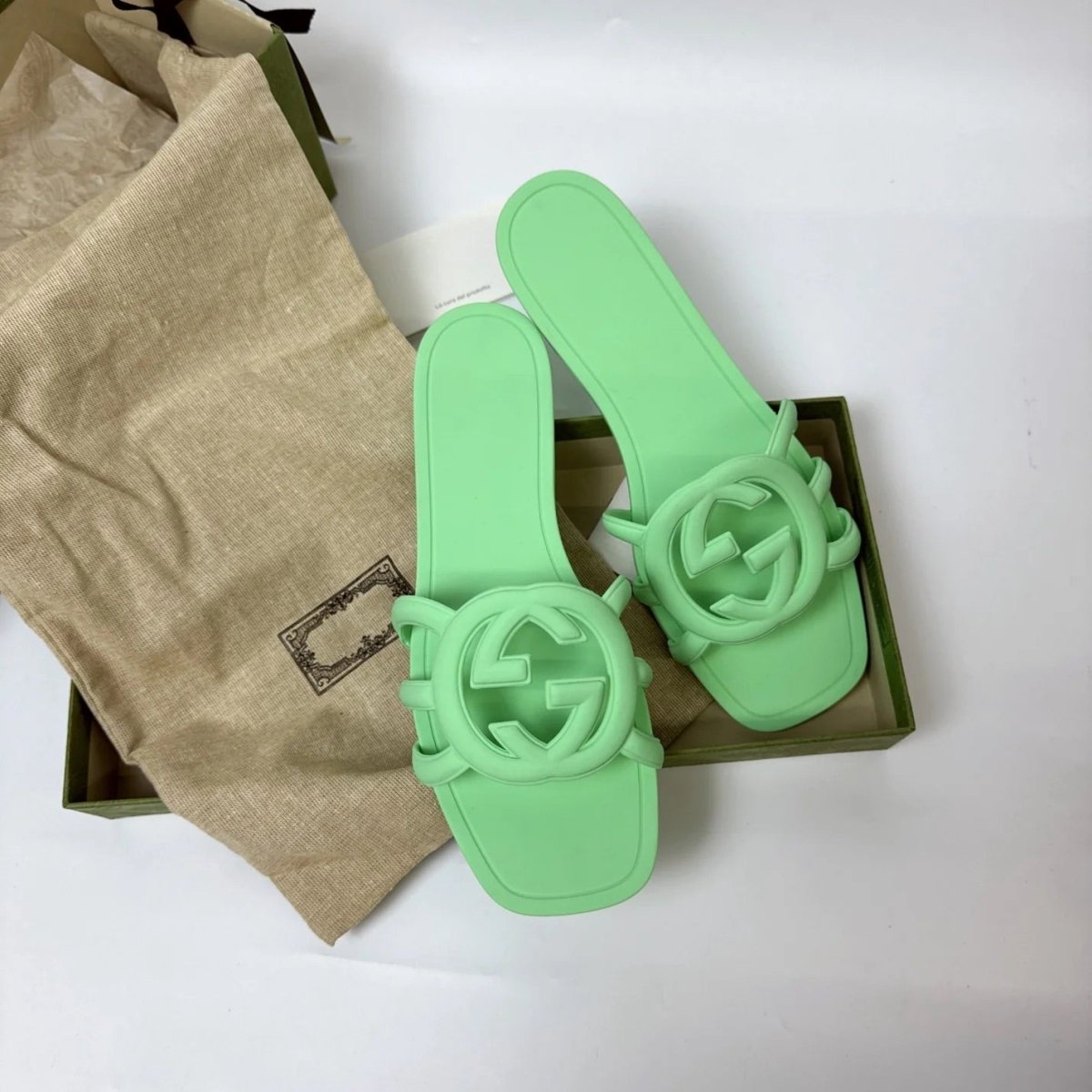 Interlocking G Cut - Out Slide Women Sandals - Sanvelier