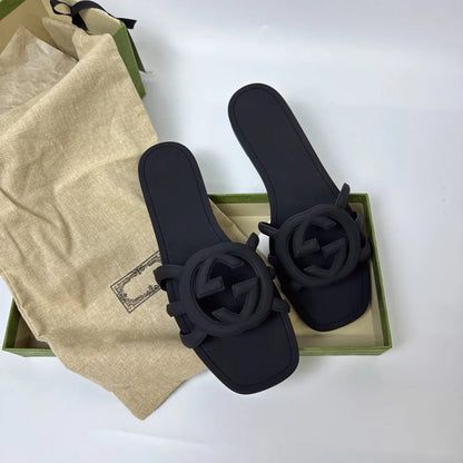 Interlocking G Cut - Out Slide Women Sandals - Sanvelier