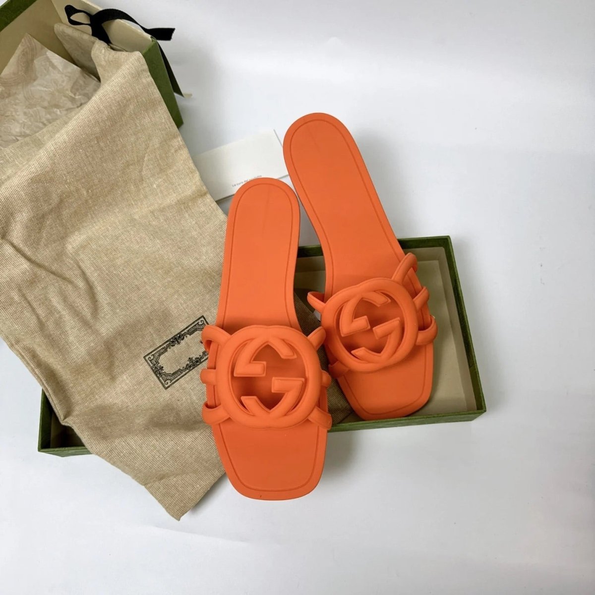 Interlocking G Cut - Out Slide Women Sandals - Sanvelier