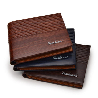 Men's Embossed Multi - Card Wallet - Sanvelier