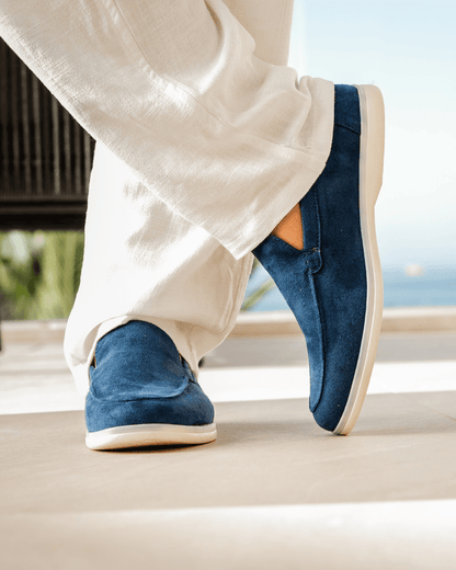 Old Money Suede Loafers - Sanvelier