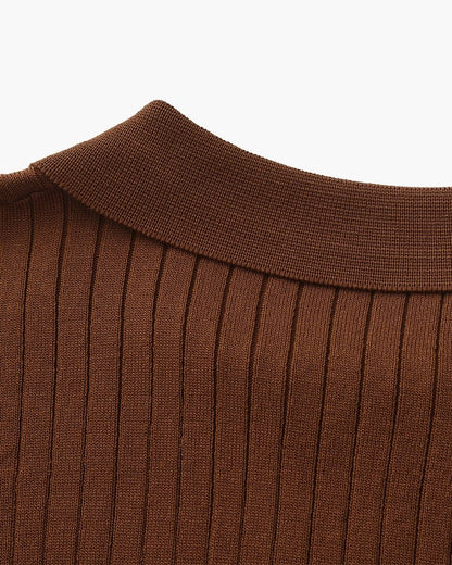Premium Ribbed Polo - Sanvelier